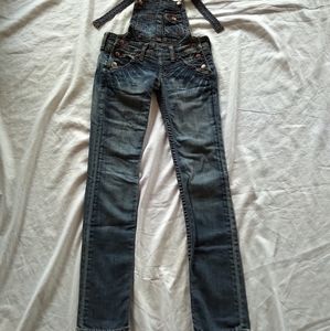 Denim overalls